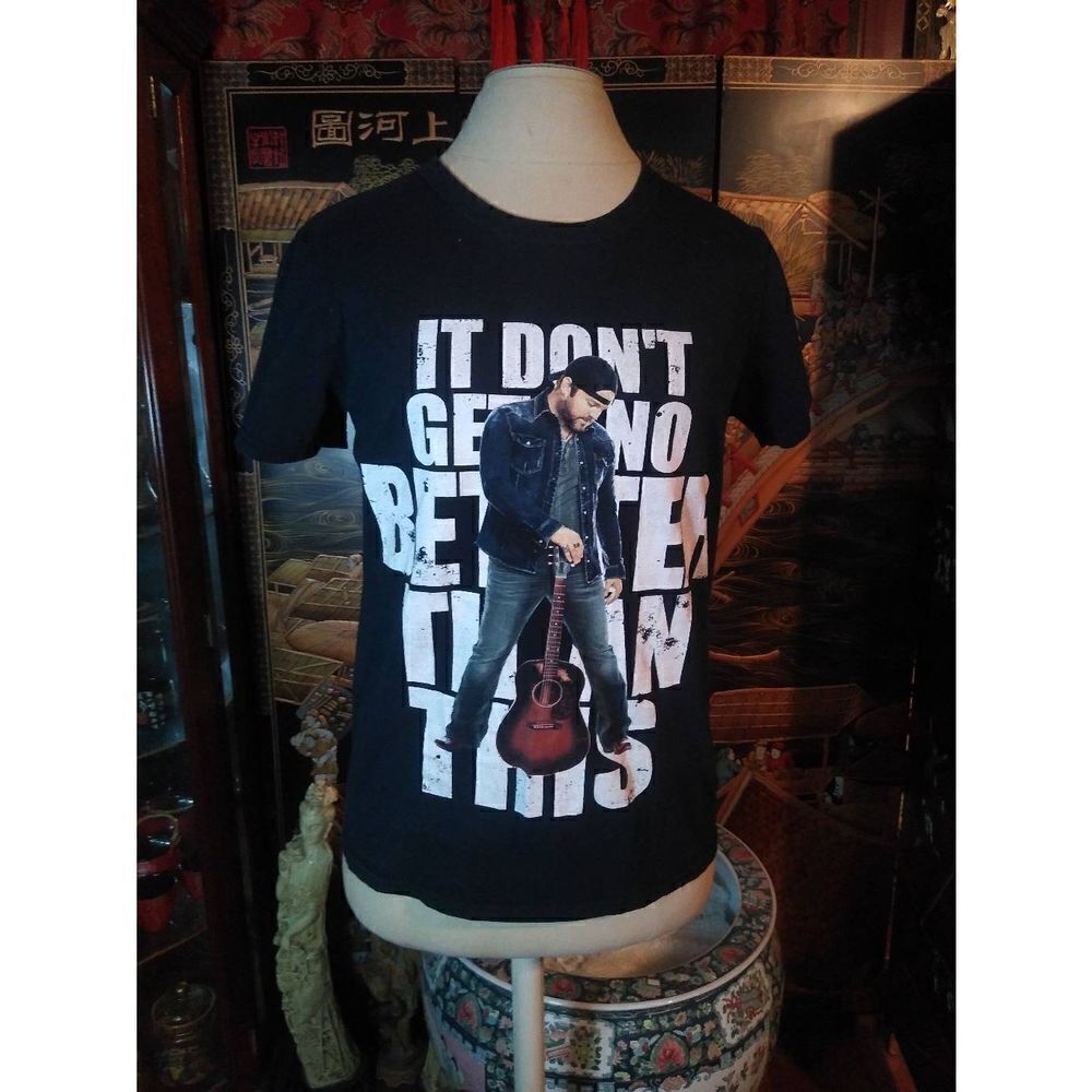 Small Lee Brice It Dont Get No Better Than This 2015 Black Band Tour Tee Tshirt